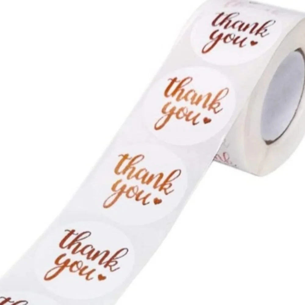 100 Pieces Mixed Variety Thank You Stickers